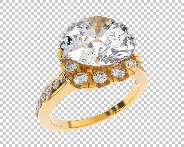 Schmuck isoliert auf dem Hintergrund 3D-Rendering-Illustration