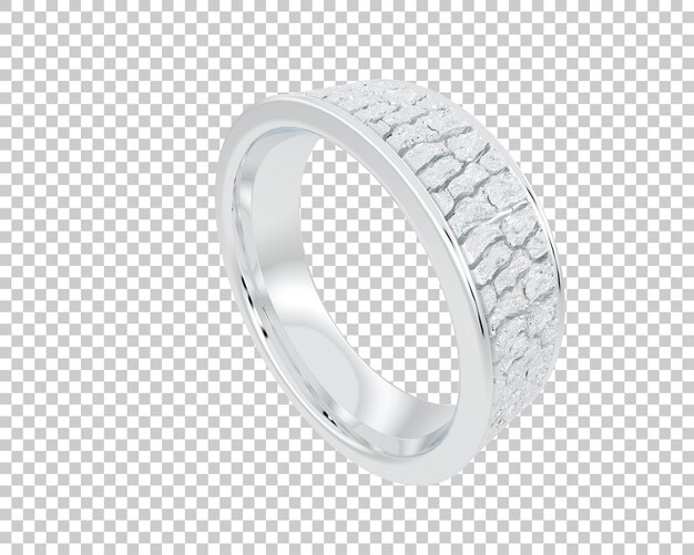 Schmuck isoliert auf dem Hintergrund 3D-Rendering-Illustration