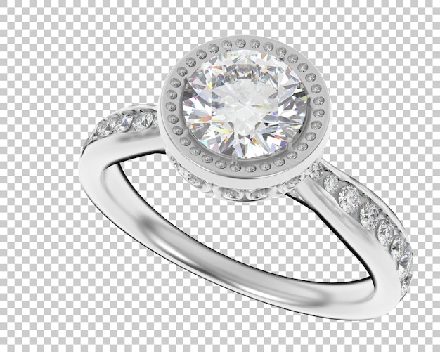 Schmuck isoliert auf dem Hintergrund 3D-Rendering-Illustration