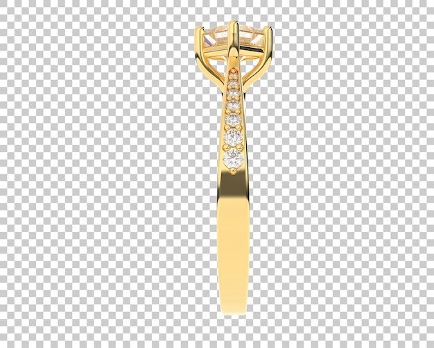 Schmuck isoliert auf dem Hintergrund 3D-Rendering-Illustration