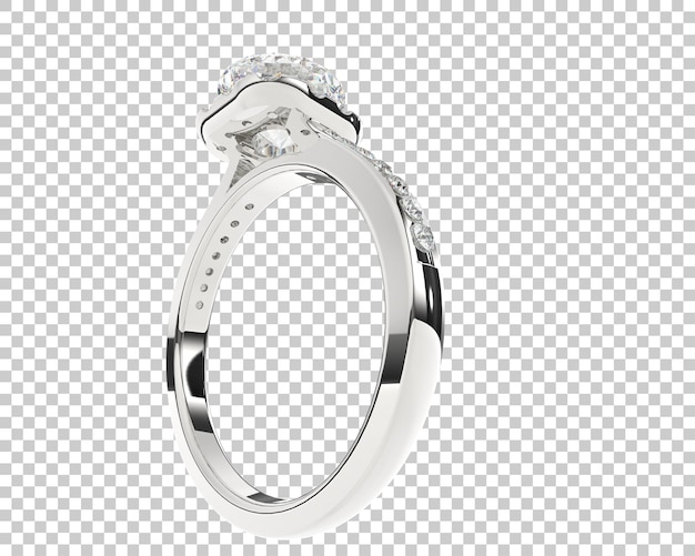 Schmuck isoliert auf dem Hintergrund 3D-Rendering-Illustration