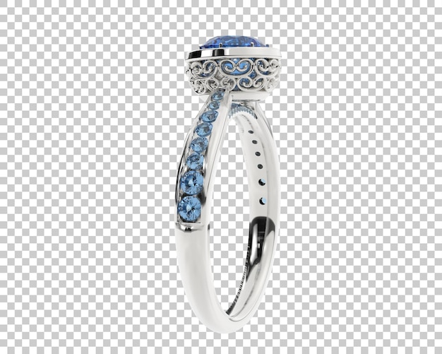Schmuck isoliert auf dem Hintergrund 3D-Rendering-Illustration