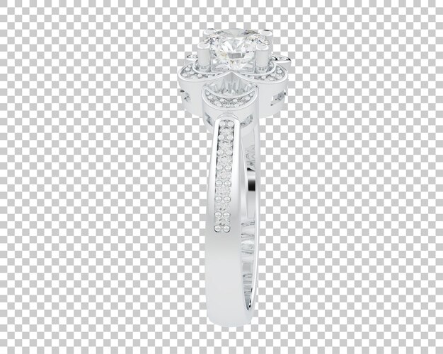 Schmuck isoliert auf dem Hintergrund 3D-Rendering-Illustration