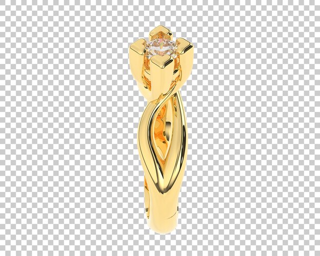 Schmuck isoliert auf dem Hintergrund 3D-Rendering-Illustration