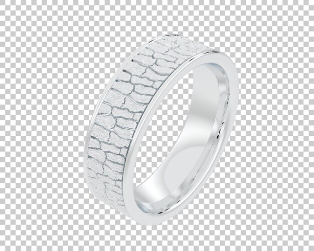 Schmuck isoliert auf dem Hintergrund 3D-Rendering-Illustration