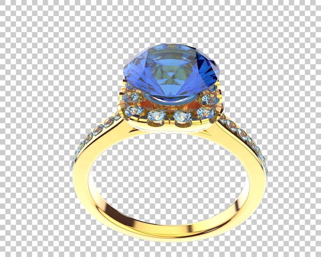 Schmuck isoliert auf dem Hintergrund 3D-Rendering-Illustration