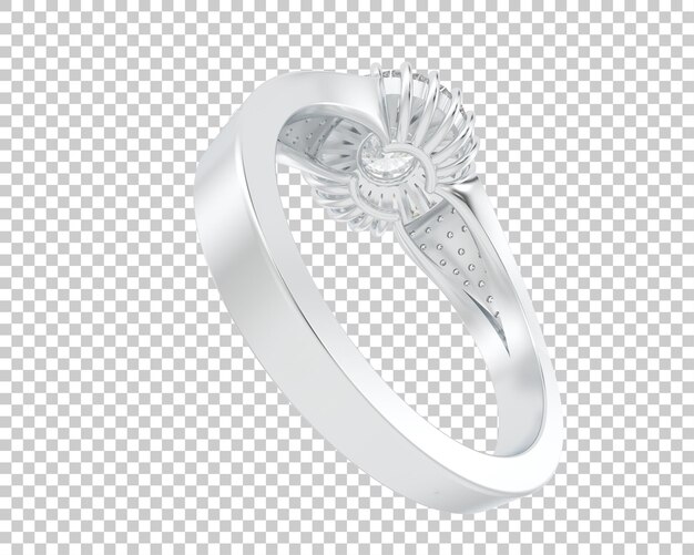 Schmuck isoliert auf dem Hintergrund 3D-Rendering-Illustration