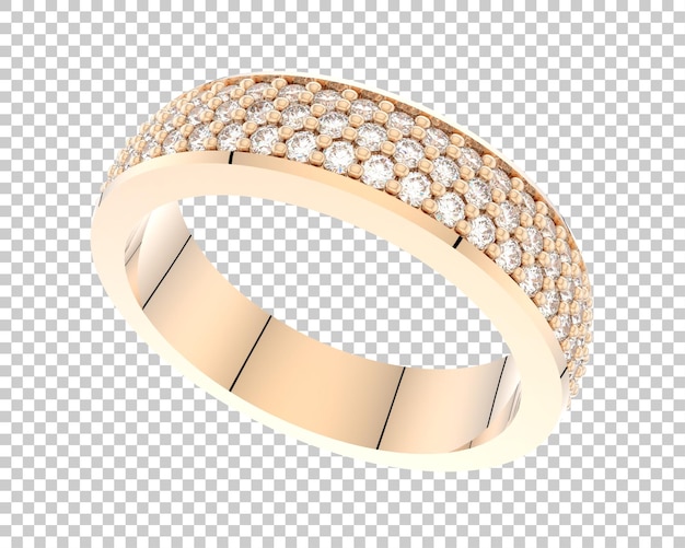 Schmuck isoliert auf dem Hintergrund 3D-Rendering-Illustration
