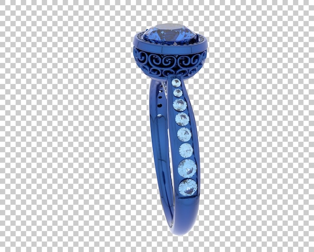 Schmuck isoliert auf dem Hintergrund 3D-Rendering-Illustration