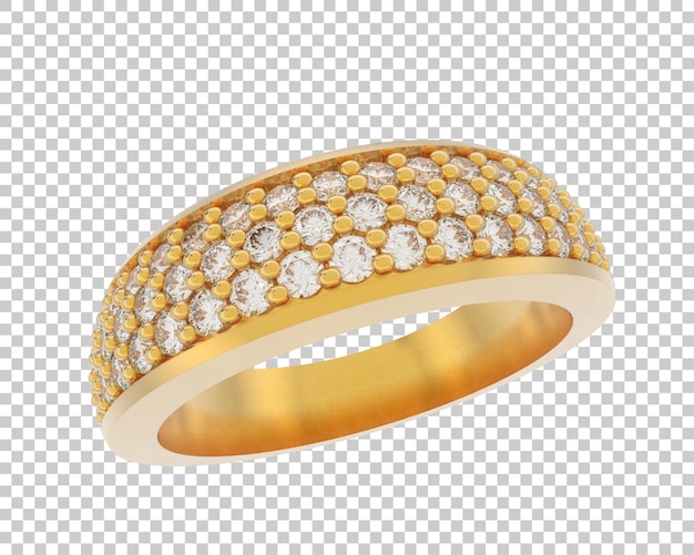 Schmuck isoliert auf dem Hintergrund 3D-Rendering-Illustration