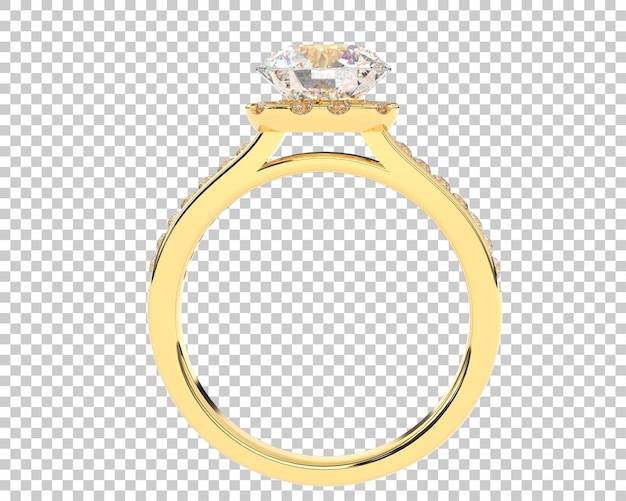 Schmuck isoliert auf dem Hintergrund 3D-Rendering-Illustration