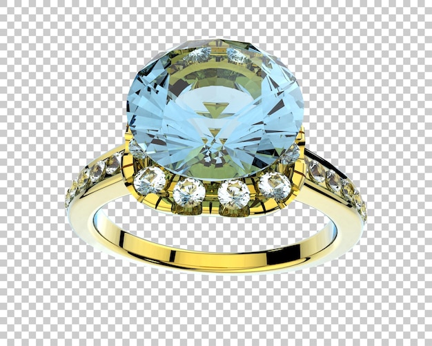 Schmuck isoliert auf dem Hintergrund 3D-Rendering-Illustration