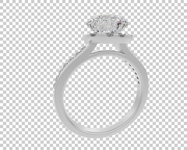 Schmuck isoliert auf dem Hintergrund 3D-Rendering-Illustration
