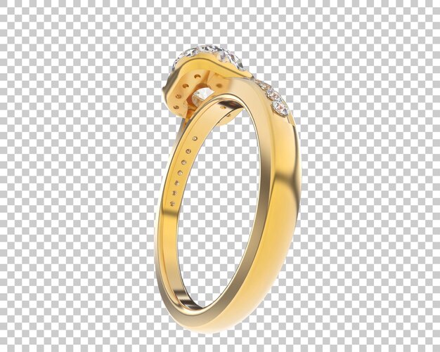 Schmuck isoliert auf dem Hintergrund 3D-Rendering-Illustration