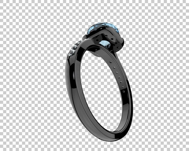 Schmuck isoliert auf dem Hintergrund 3D-Rendering-Illustration