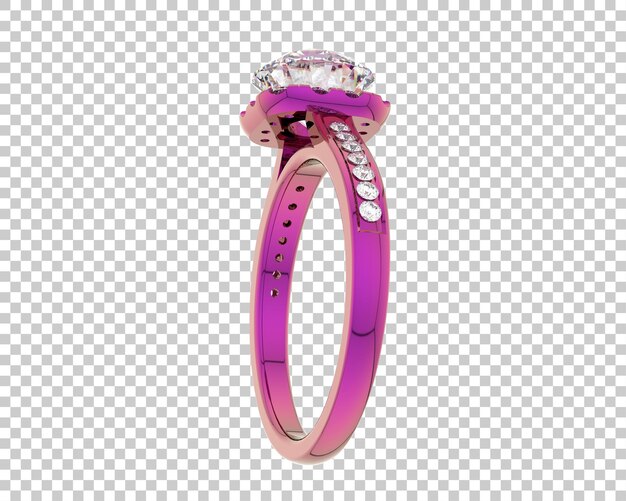 Schmuck isoliert auf dem Hintergrund 3D-Rendering-Illustration