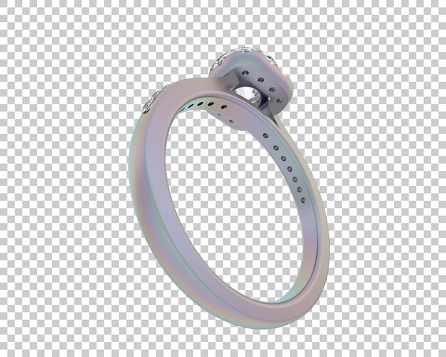 Schmuck isoliert auf dem Hintergrund 3D-Rendering-Illustration