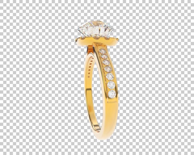 Schmuck isoliert auf dem Hintergrund 3D-Rendering-Illustration