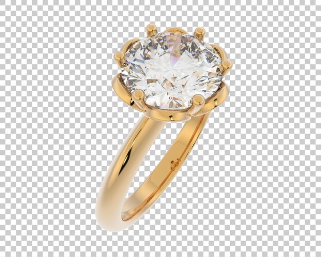 Schmuck isoliert auf dem Hintergrund 3D-Rendering-Illustration