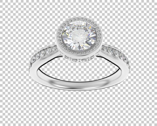 Schmuck isoliert auf dem Hintergrund 3D-Rendering-Illustration