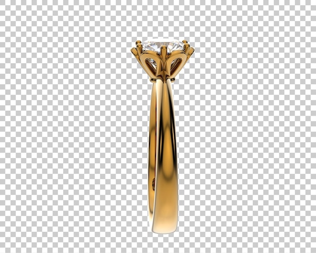 Schmuck isoliert auf dem Hintergrund 3D-Rendering-Illustration