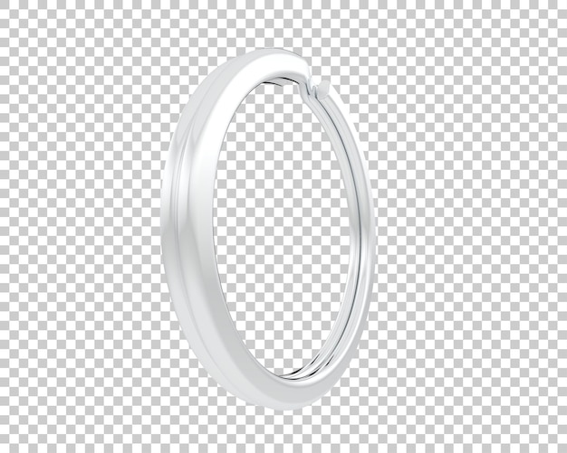 Schmuck isoliert auf dem Hintergrund 3D-Rendering-Illustration