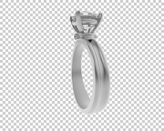 Schmuck isoliert auf dem Hintergrund 3D-Rendering-Illustration