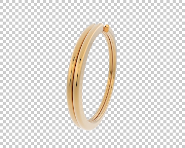 Schmuck isoliert auf dem Hintergrund 3D-Rendering-Illustration