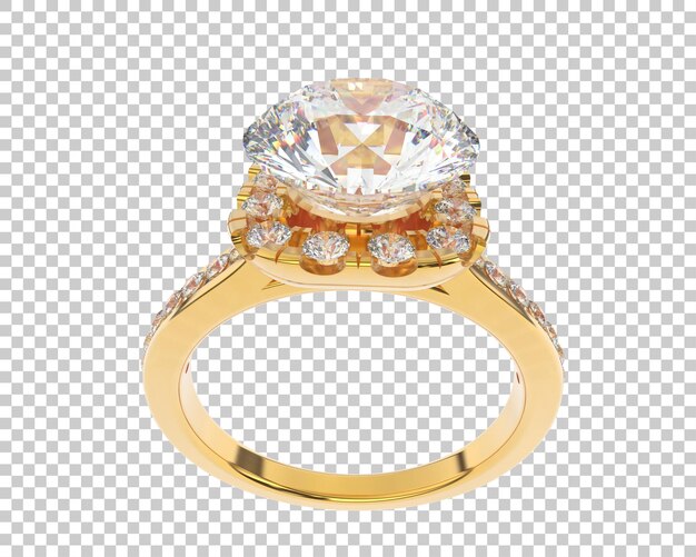 Schmuck isoliert auf dem Hintergrund 3D-Rendering-Illustration