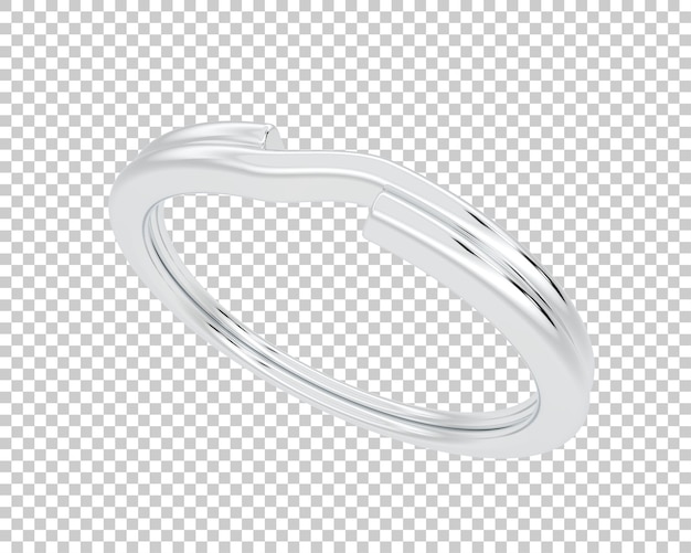 Schmuck isoliert auf dem Hintergrund 3D-Rendering-Illustration