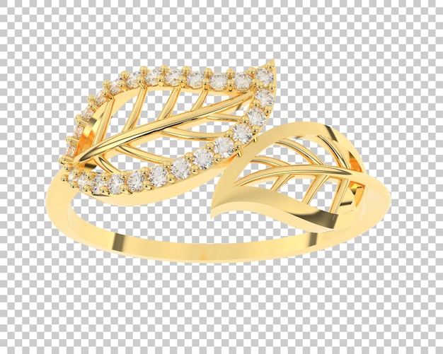 Schmuck isoliert auf dem Hintergrund 3D-Rendering-Illustration