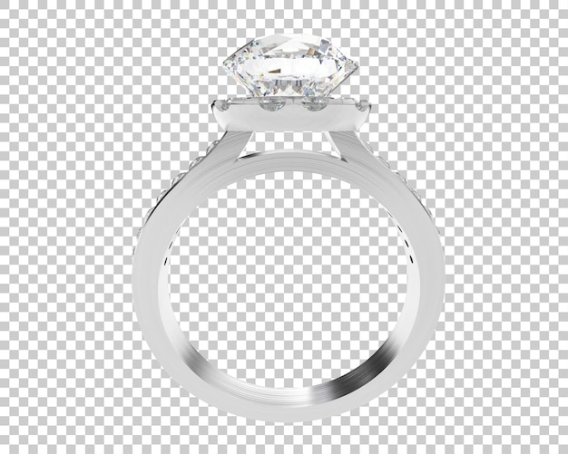 Schmuck isoliert auf dem Hintergrund 3D-Rendering-Illustration