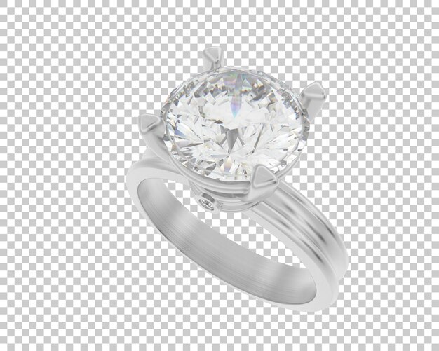 Schmuck isoliert auf dem Hintergrund 3D-Rendering-Illustration