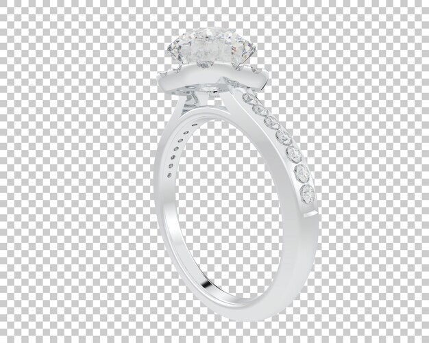 Schmuck isoliert auf dem Hintergrund 3D-Rendering-Illustration