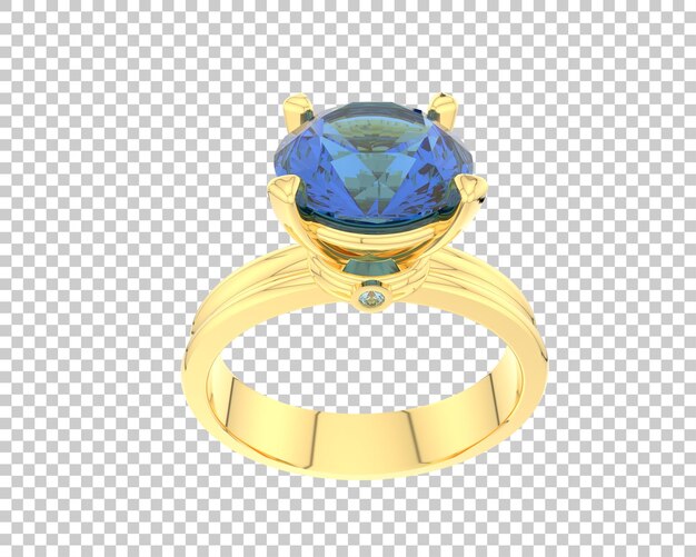 Schmuck isoliert auf dem Hintergrund 3D-Rendering-Illustration