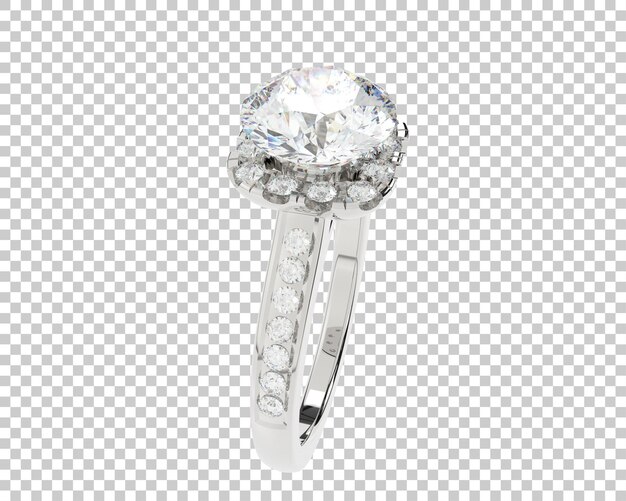Schmuck isoliert auf dem Hintergrund 3D-Rendering-Illustration