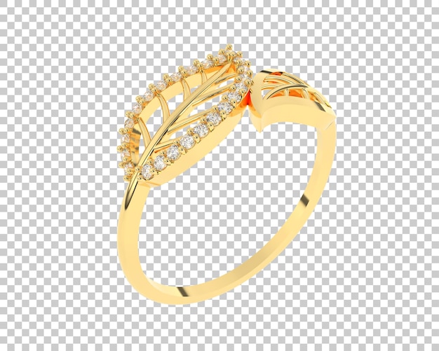Schmuck isoliert auf dem Hintergrund 3D-Rendering-Illustration