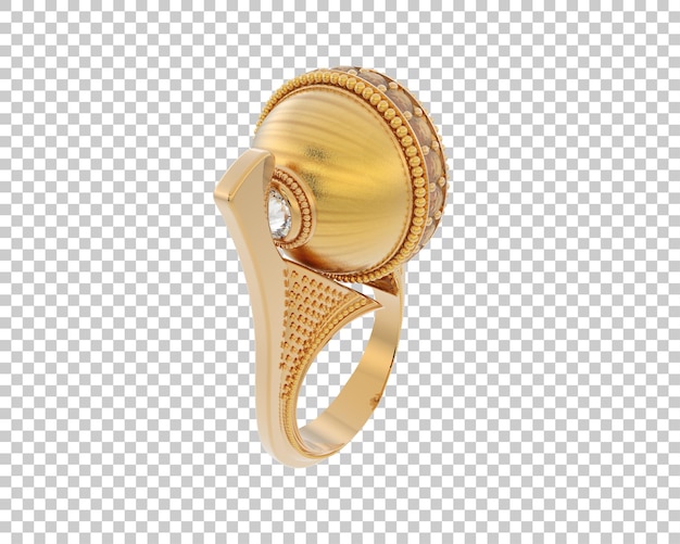 PSD schmuck isoliert auf dem hintergrund 3d-rendering-illustration