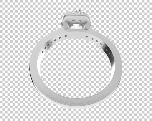 Schmuck isoliert auf dem Hintergrund 3D-Rendering-Illustration