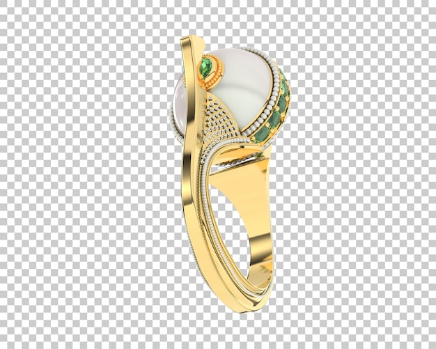 Schmuck isoliert auf dem Hintergrund 3D-Rendering-Illustration