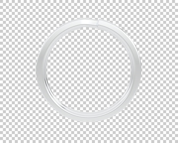 Schmuck isoliert auf dem Hintergrund 3D-Rendering-Illustration