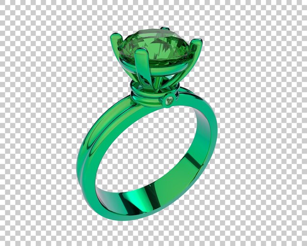 Schmuck isoliert auf dem Hintergrund 3D-Rendering-Illustration
