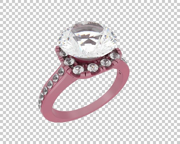 Schmuck isoliert auf dem Hintergrund 3D-Rendering-Illustration