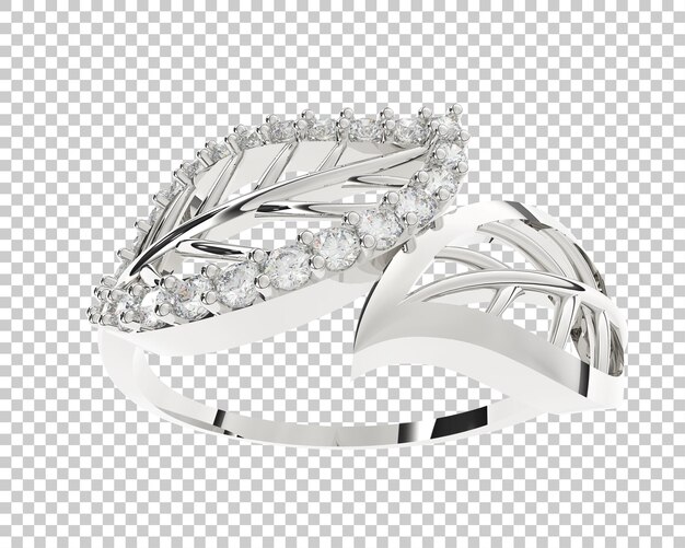 Schmuck isoliert auf dem Hintergrund 3D-Rendering-Illustration