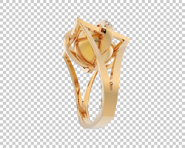 Schmuck isoliert auf dem Hintergrund 3D-Rendering-Illustration