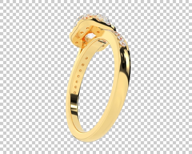 Schmuck isoliert auf dem Hintergrund 3D-Rendering-Illustration