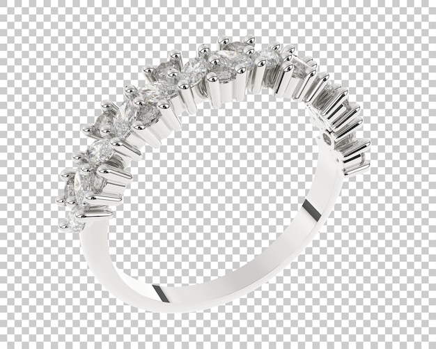 Schmuck isoliert auf dem Hintergrund 3D-Rendering-Illustration