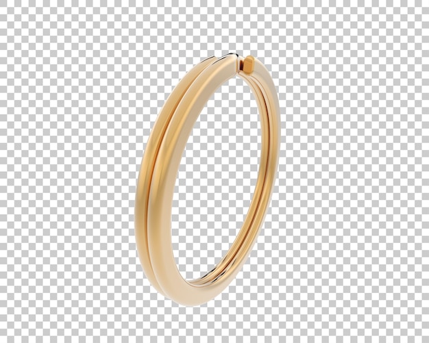 PSD schmuck isoliert auf dem hintergrund 3d-rendering-illustration