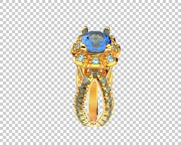 Schmuck isoliert auf dem Hintergrund 3D-Rendering-Illustration