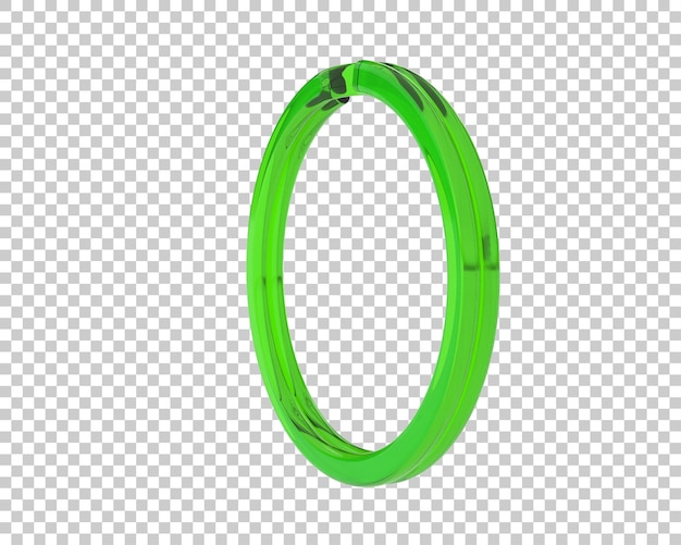 Schmuck isoliert auf dem Hintergrund 3D-Rendering-Illustration